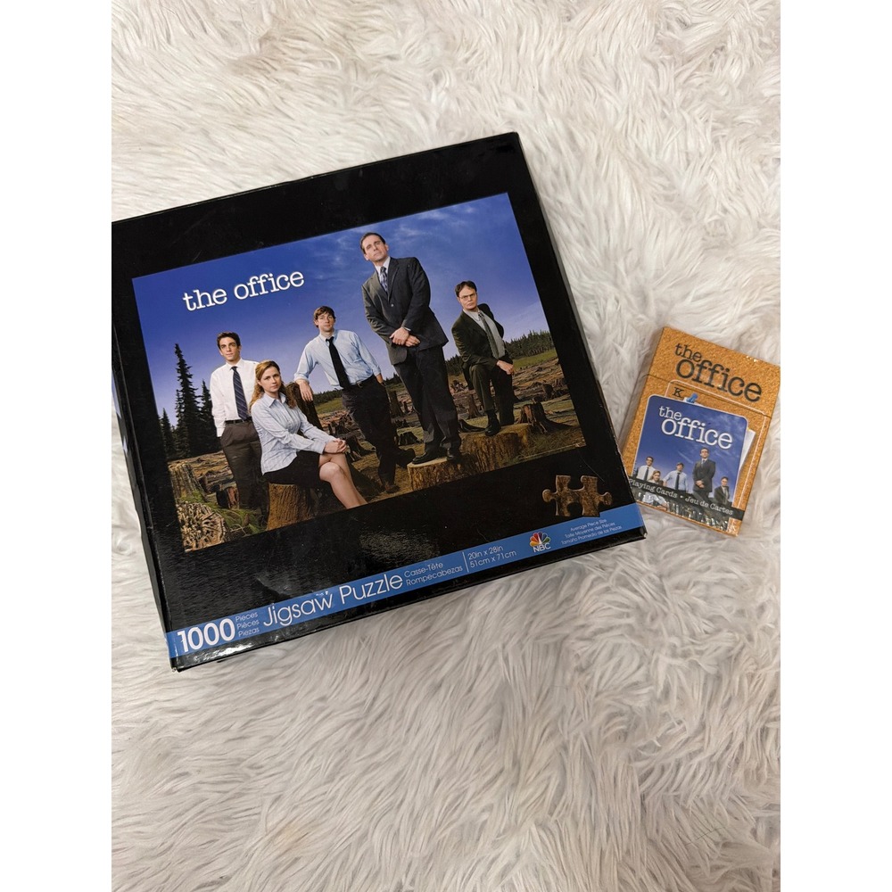 The Office Puzzle and Playing Cards Aquarius NEW Damaged Box